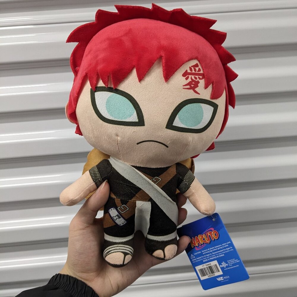 11" (11 inch) Gaara Plush (New with tag) - Naruto